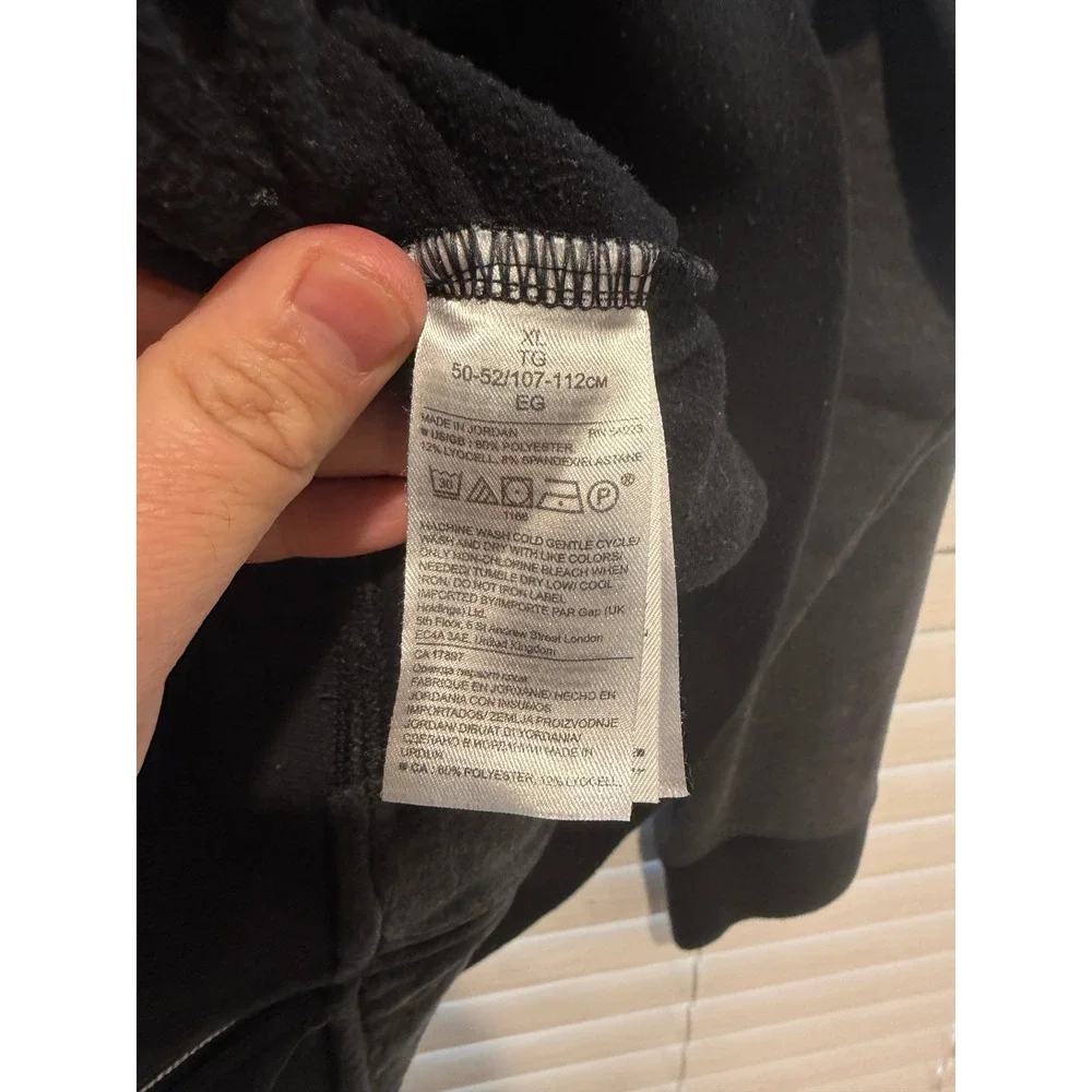 Banana Republic Polartec Full Zip Jacket‎ Mens XL Charcoal Grey Heathered